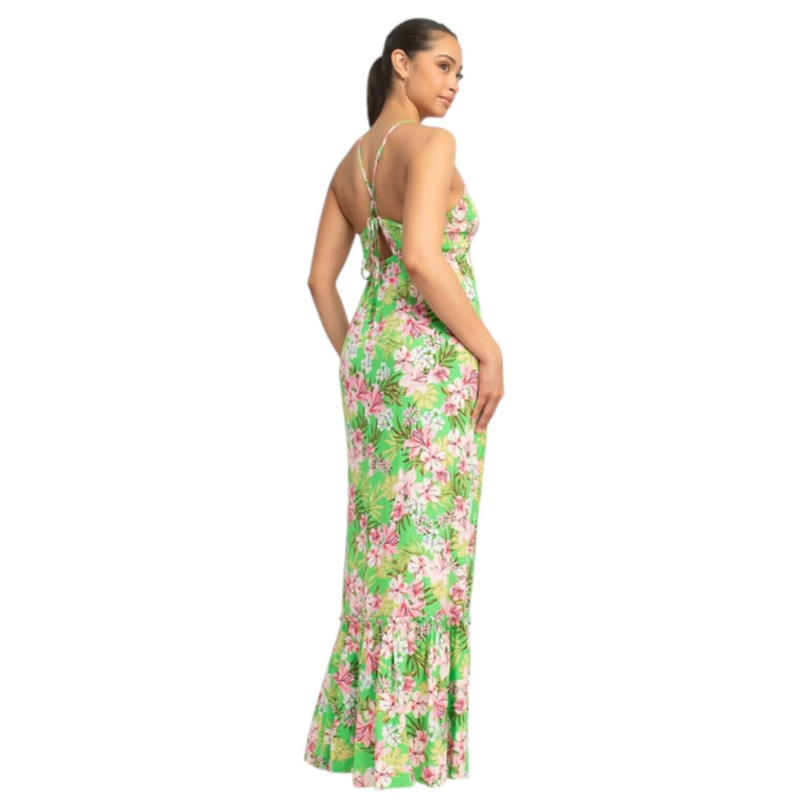 IRIS IRIS THIN STRAP MAXI DRESS  BD05572-SR983