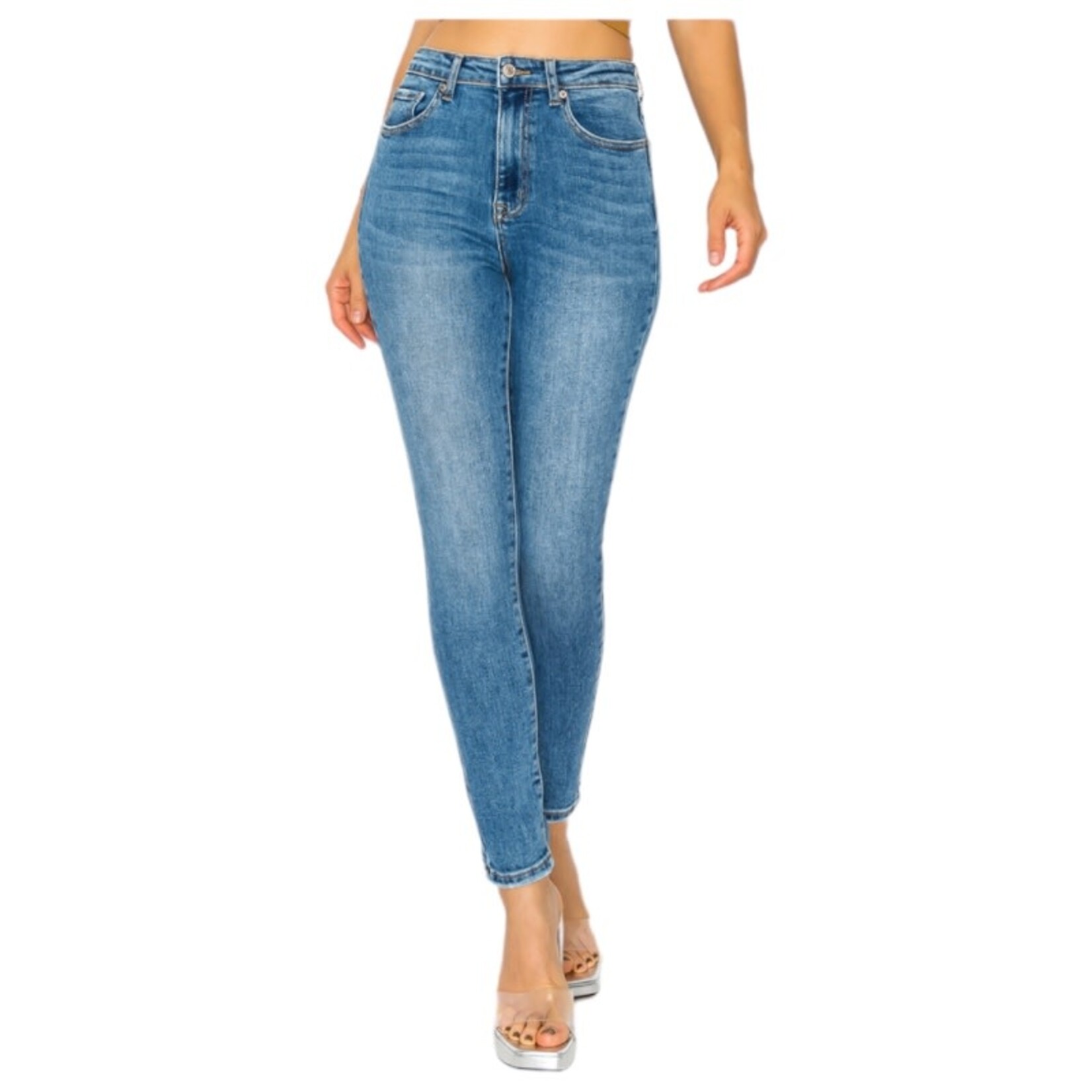 WAX JEANS WAX JEANS HIGH WAISTED SKINNY JEAN 90284