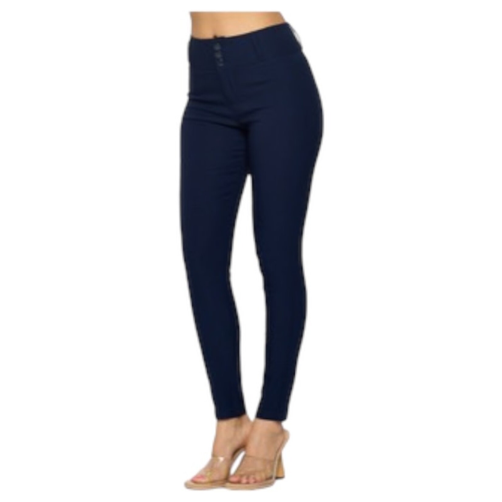 CHOCOLATE CHOCOLATE MILLENIUM 3 BUTTON HIGH WAIST DRESSPANT YP5051