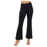 CHOCOLATE CHOCOLATE NYLON PONTE FLARE DRESSPANT CHO2188