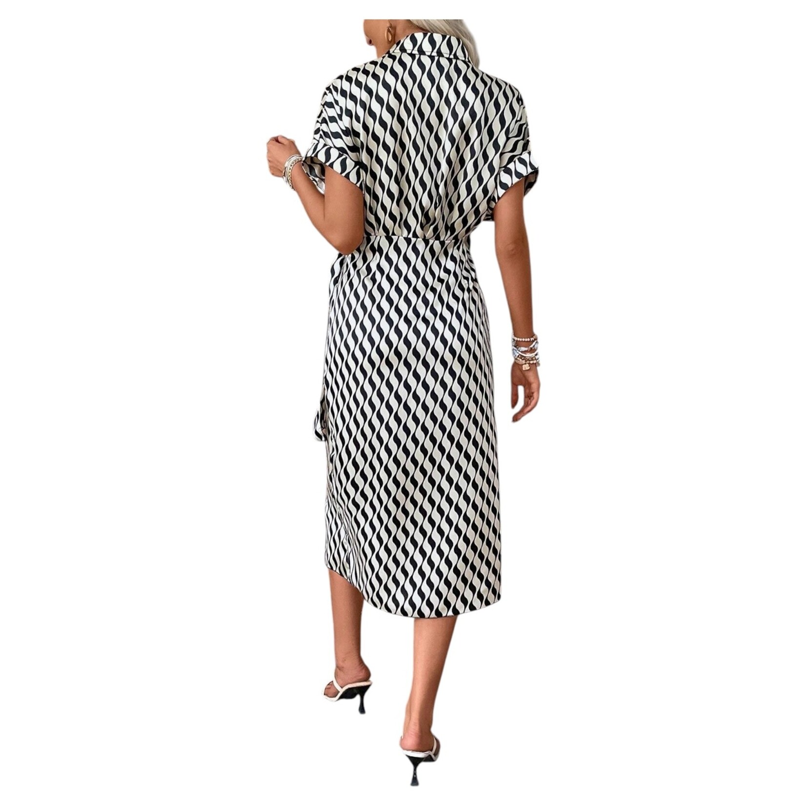 MISS KELLY MISS KELLY SIDE TIE DRESS SD5500