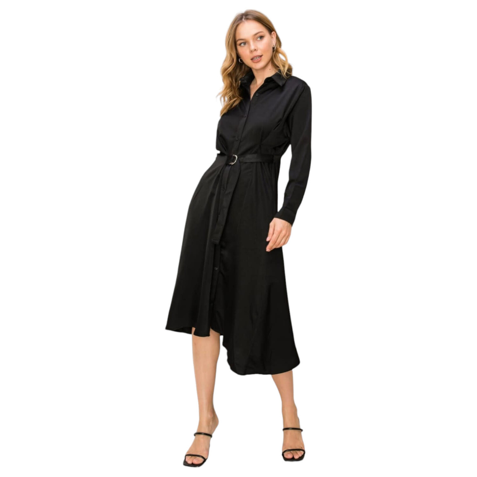 HYFVE HYFVE LONG SLEEVE SHIRT DRESS HF23G541