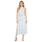SHE & SKY SHE& SKY SLEEVELESS MIDI DRESS WITH SASH SY4260