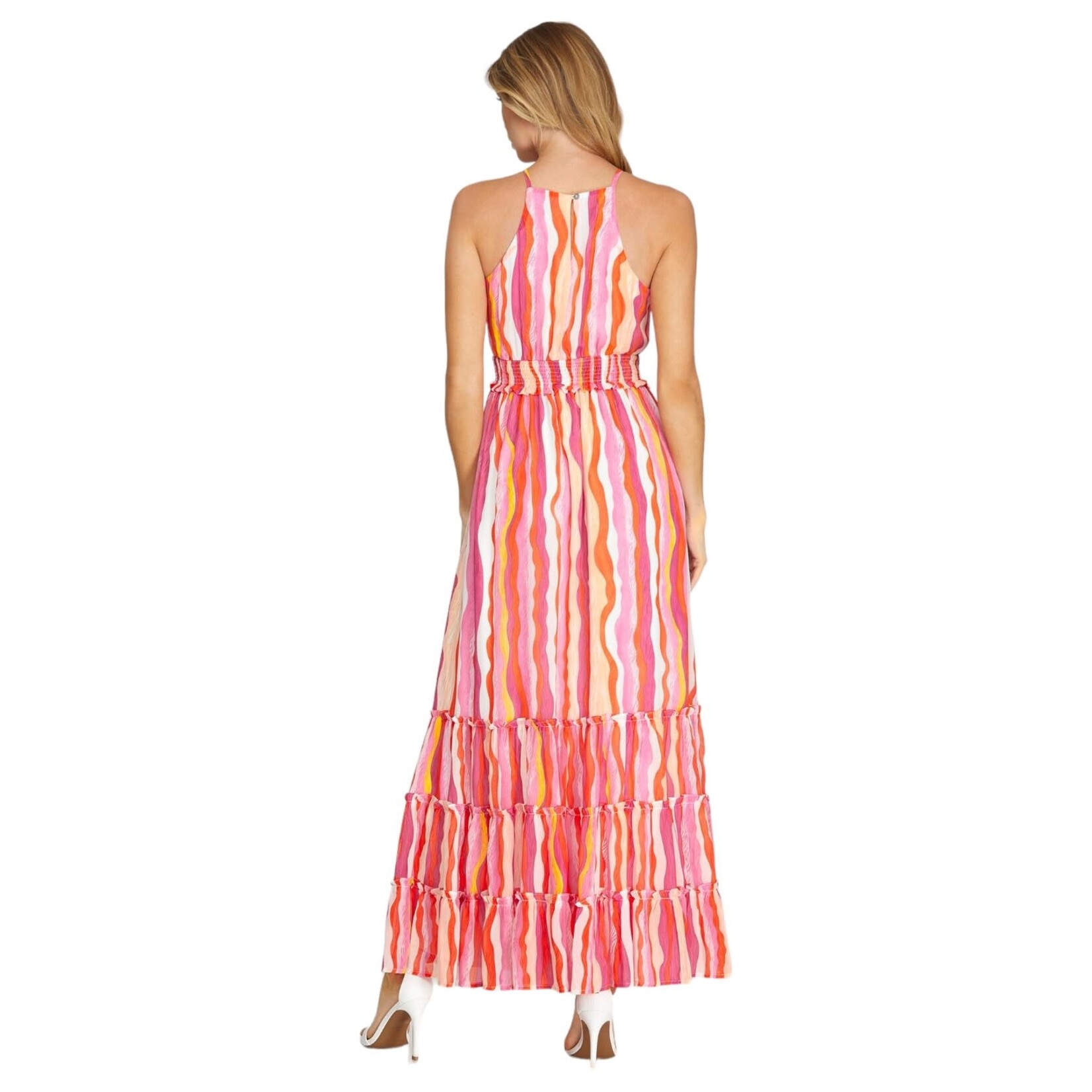 SHE & SKY SHE & SKY SLEEVELESS WOVEN MAXI DRESS SY6524