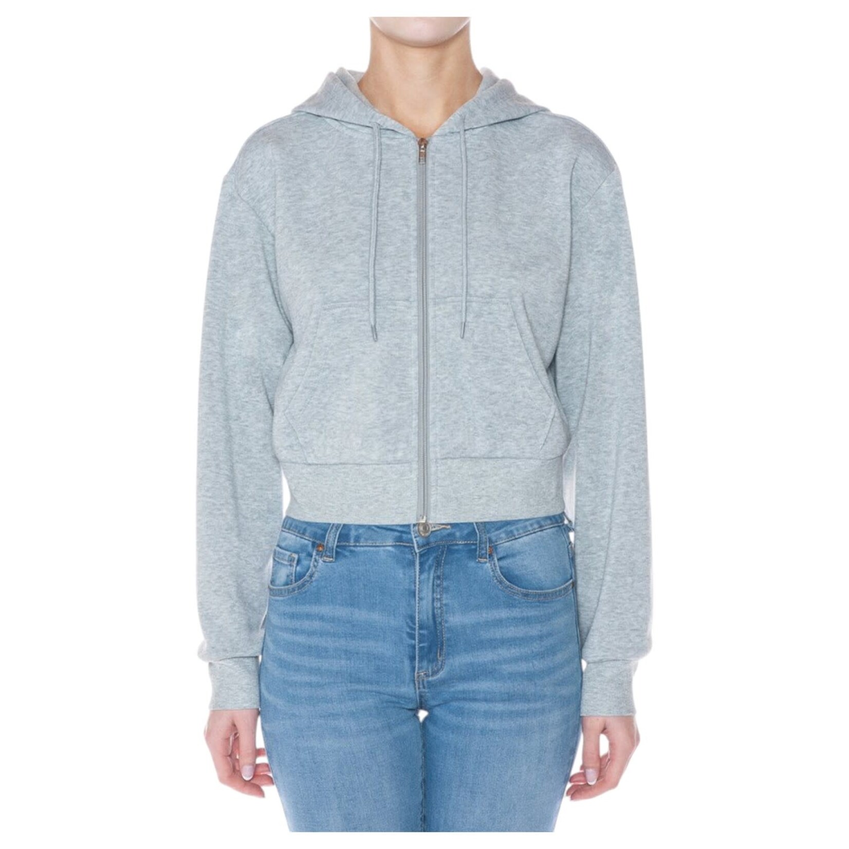 AMBIANCE APPAREL AMBIANCE FLEECE ZIP-UP HOODIE 76296