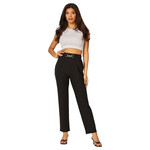 LOVE POEM LOVE POEM SCUBA FAUX BELTED PANT SCU203