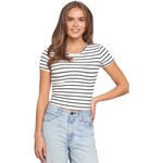 POPULAR 21 POPULAR 21 CLASSIC STRIPED CROP TOP TY7799