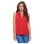 DNA DNA POLKA DOT SLEEVELESS TOP 3408T-17026