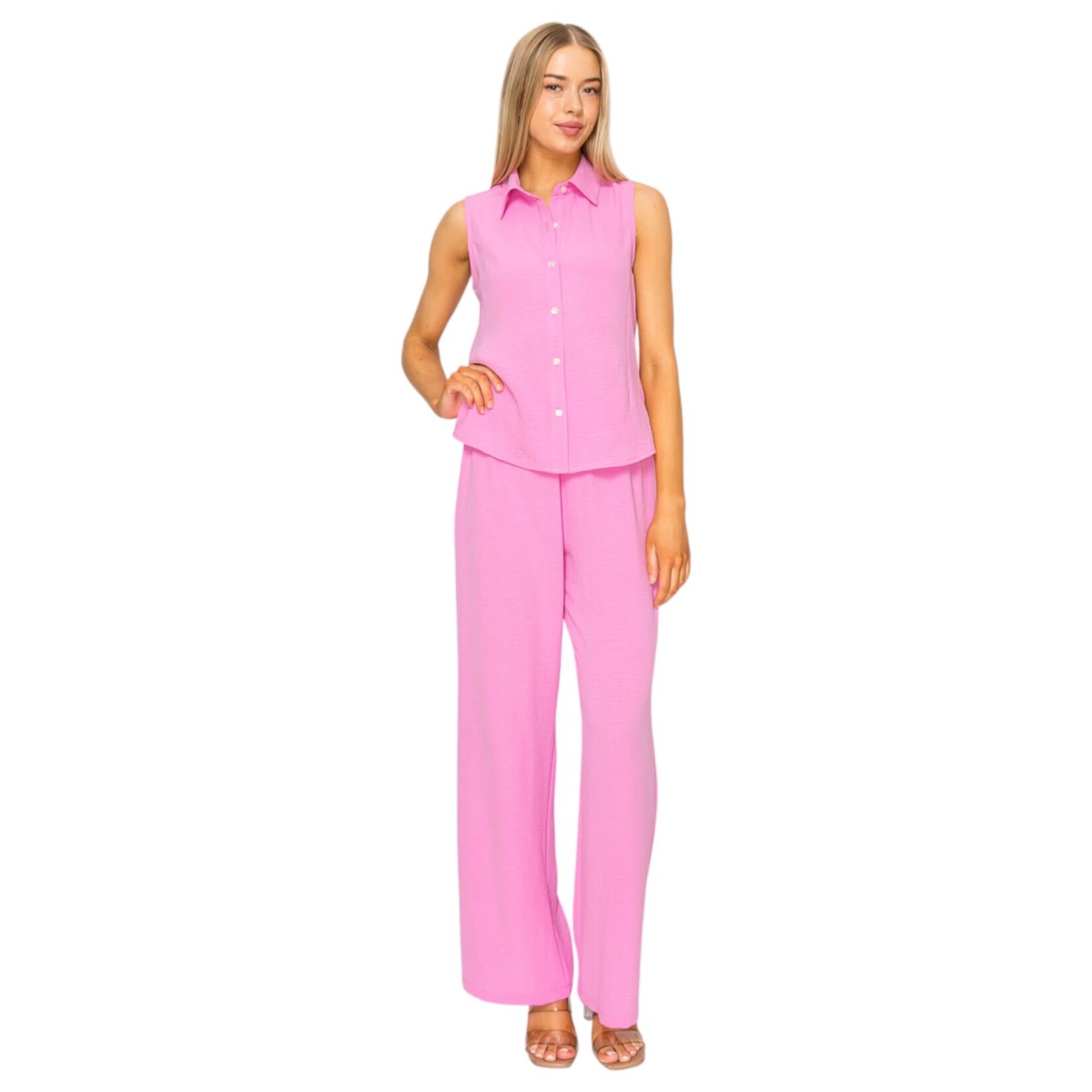 DNA DNA CEY STRAIGHT PANT WITH ELASTIC WAISTBAND 4422P-22098