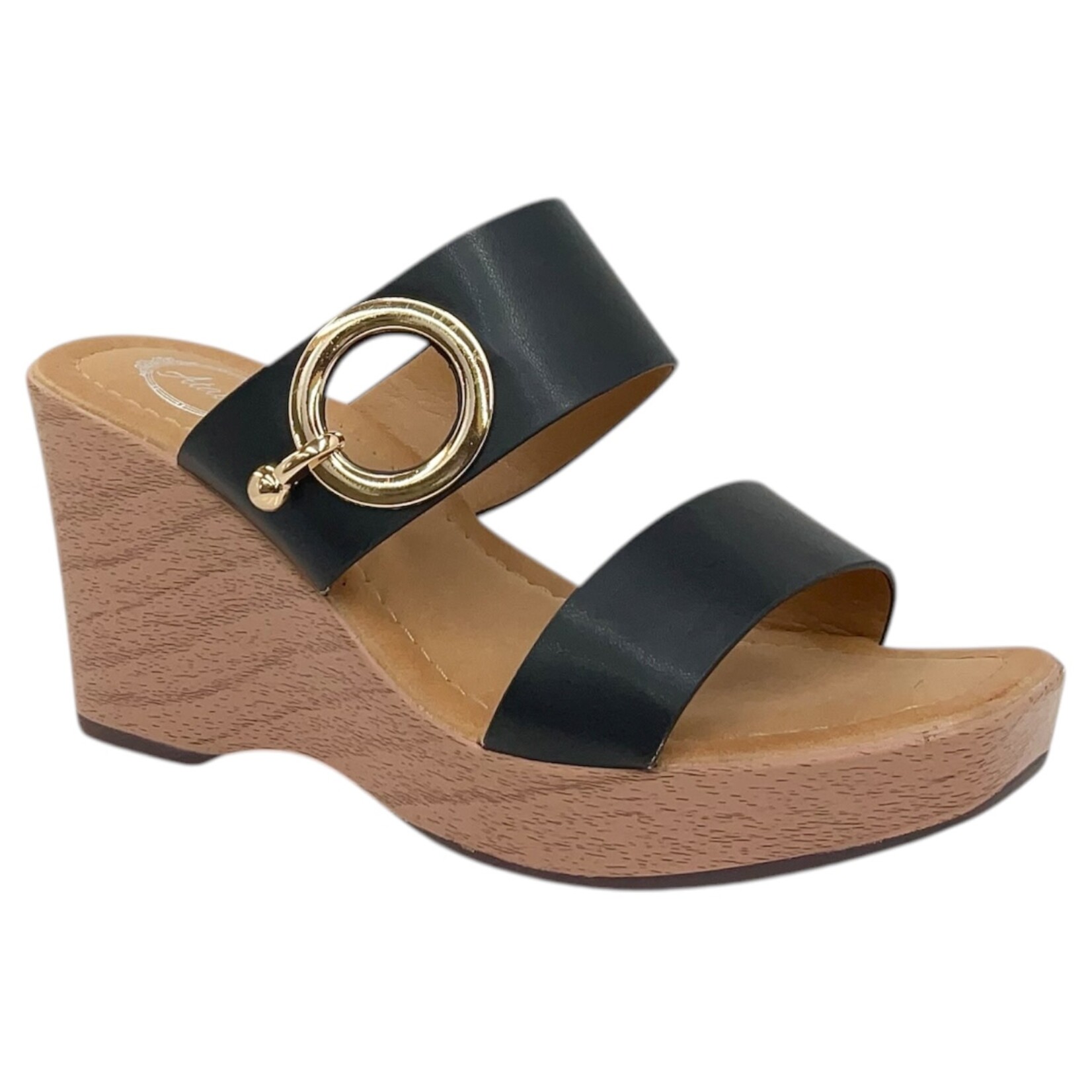 ATALINA ATALINA DOUBLE BAND WEDGE DW3239