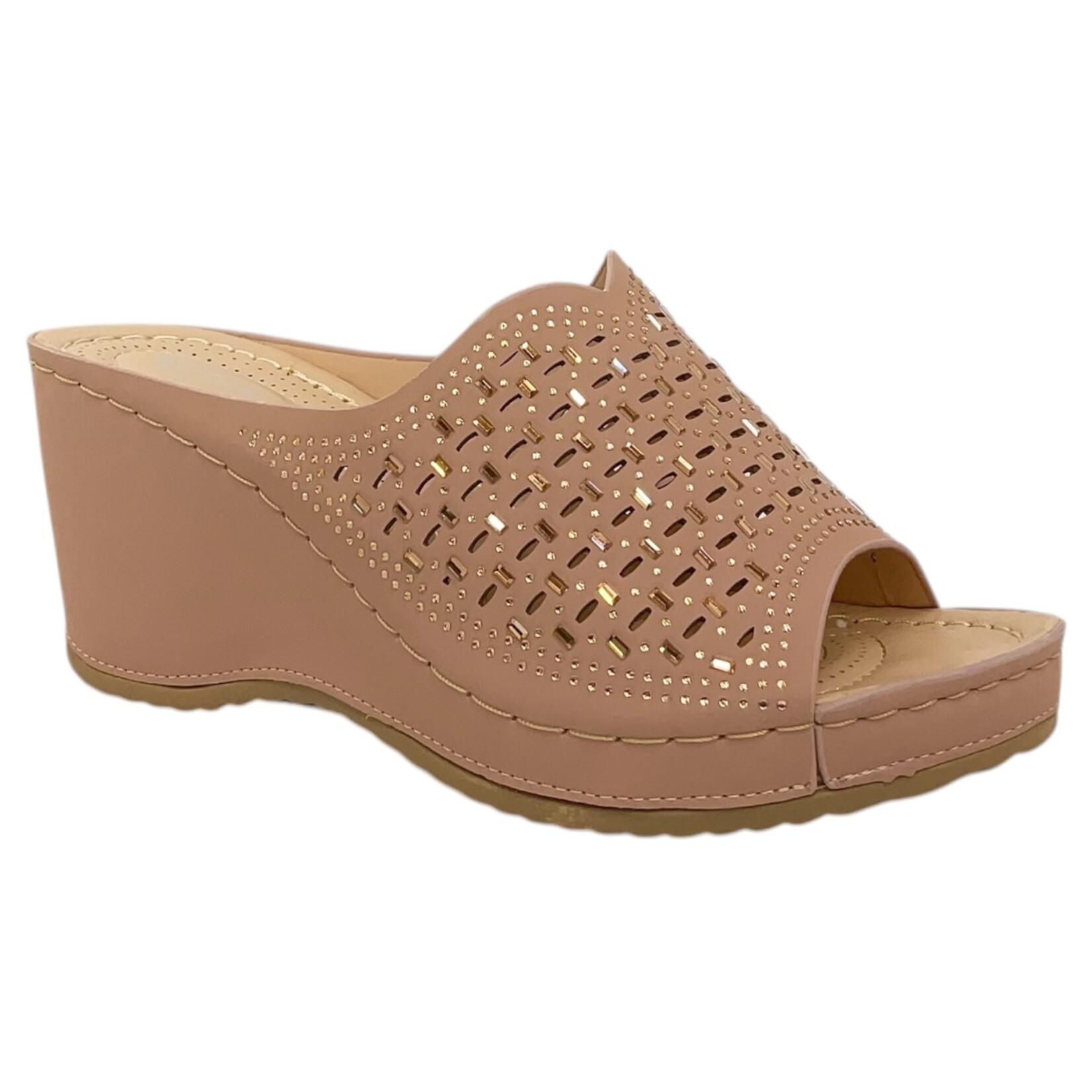 ATALINA ATALINA LASER CUT WIDE BAND WEDGE DW3098