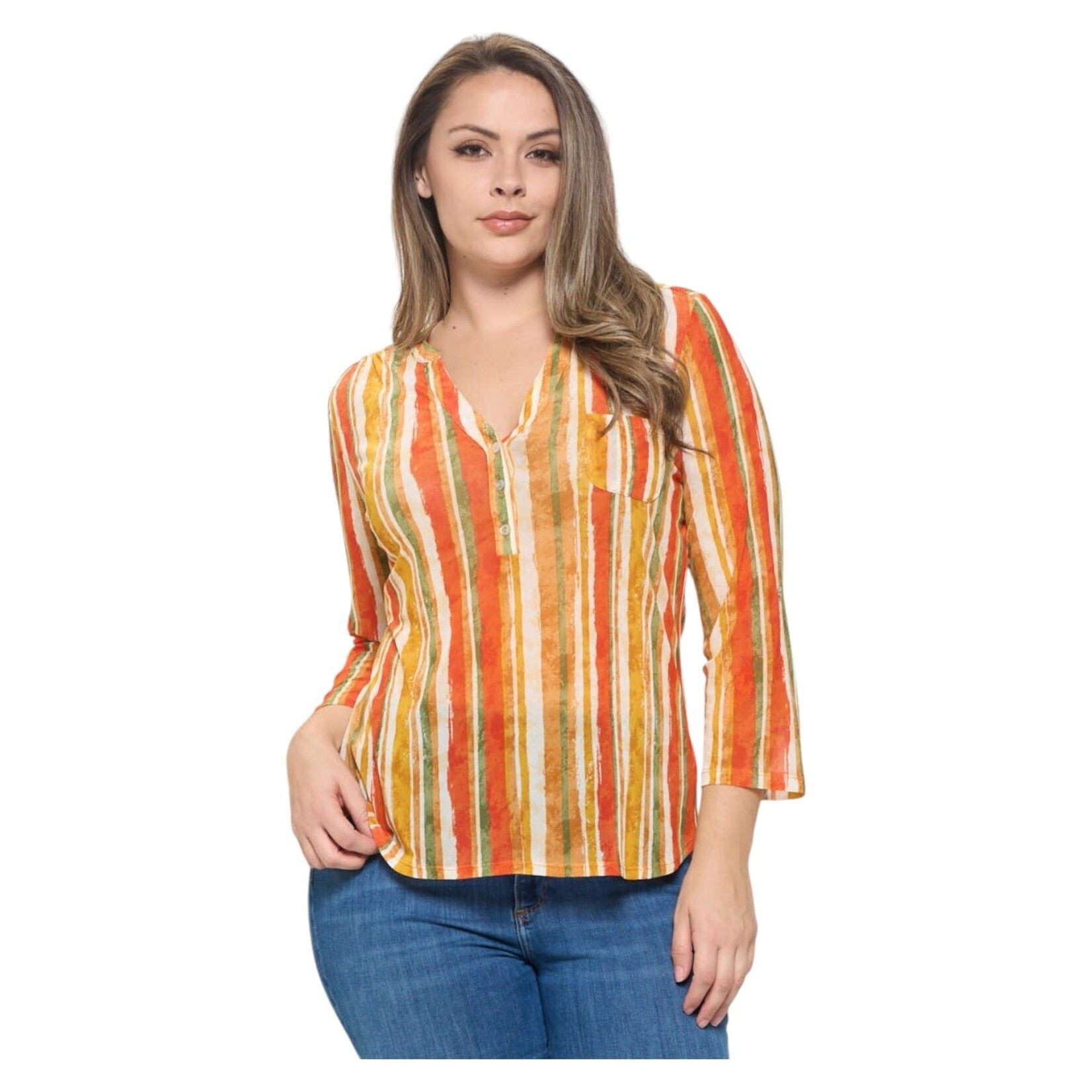 DNA DNA PLUS SIDE POCKET LONG SLEEVE TOP 3404XT-23089