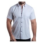 OLEG CASSINI OLEG CASSINI SELF PATTERN SHORT SLEEVE SHIRT 13S-1692