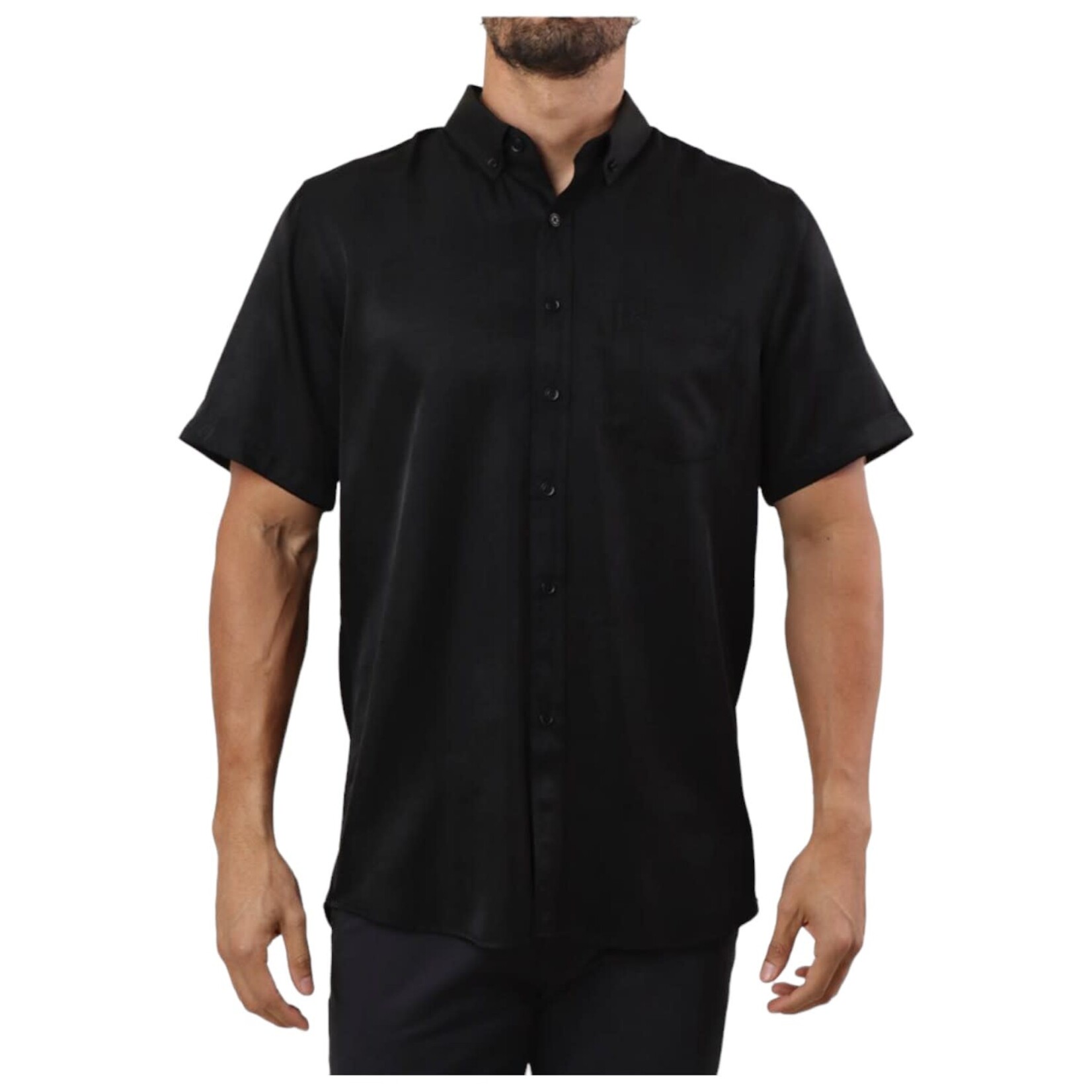 OLEG CASSINI OLEG CASSINI SOLID SHORT SLEEVE SHIRT 13S-1810