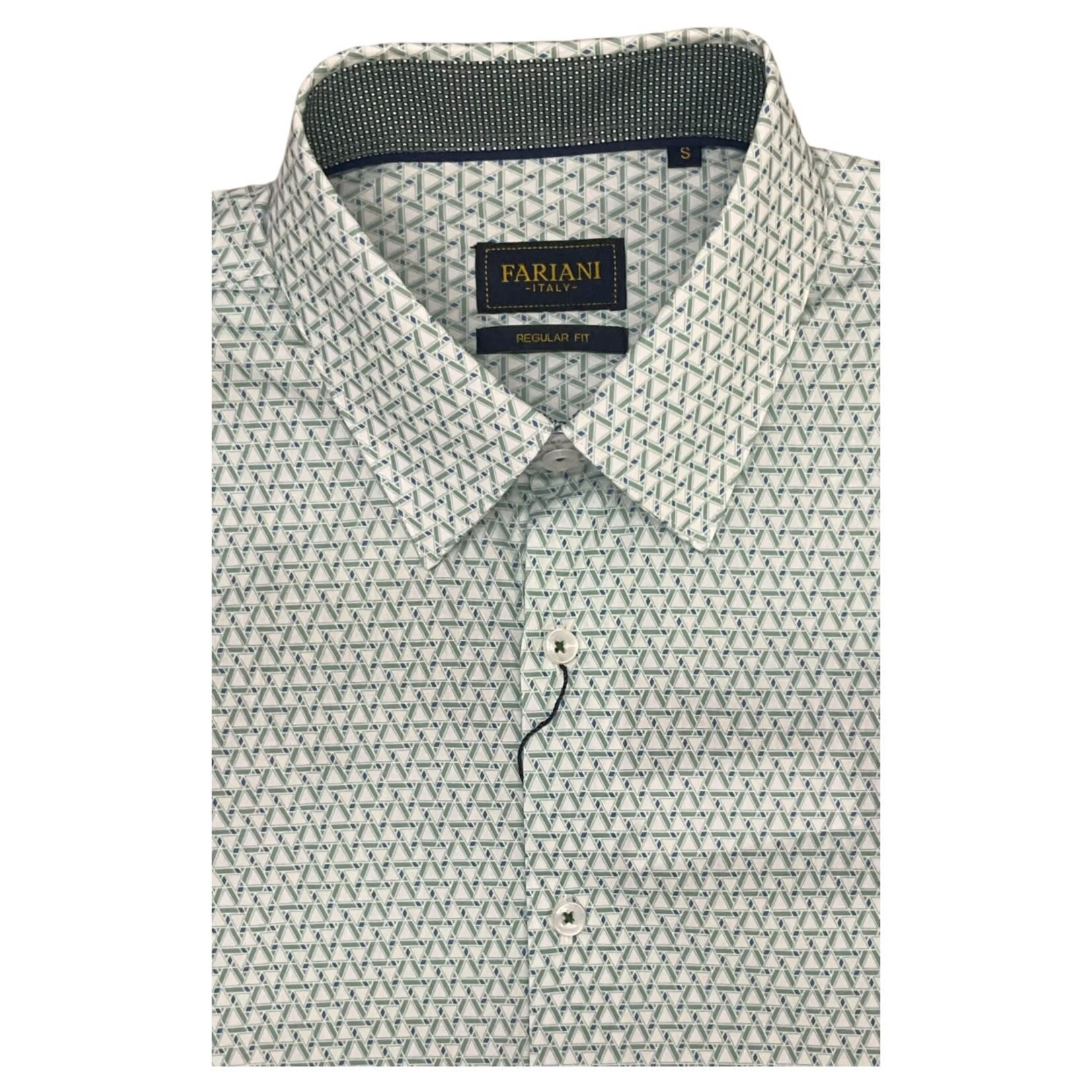 FARIANI FARIANI REGULAR FIT SHORT SLEEVE SHIRT FA-3095