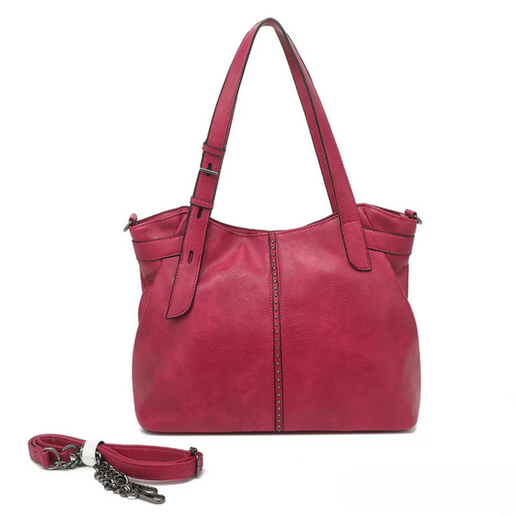 DRAGON SPHERE DRAGON SPHERE DOUBLE HANDLE STUD TOTE 24013