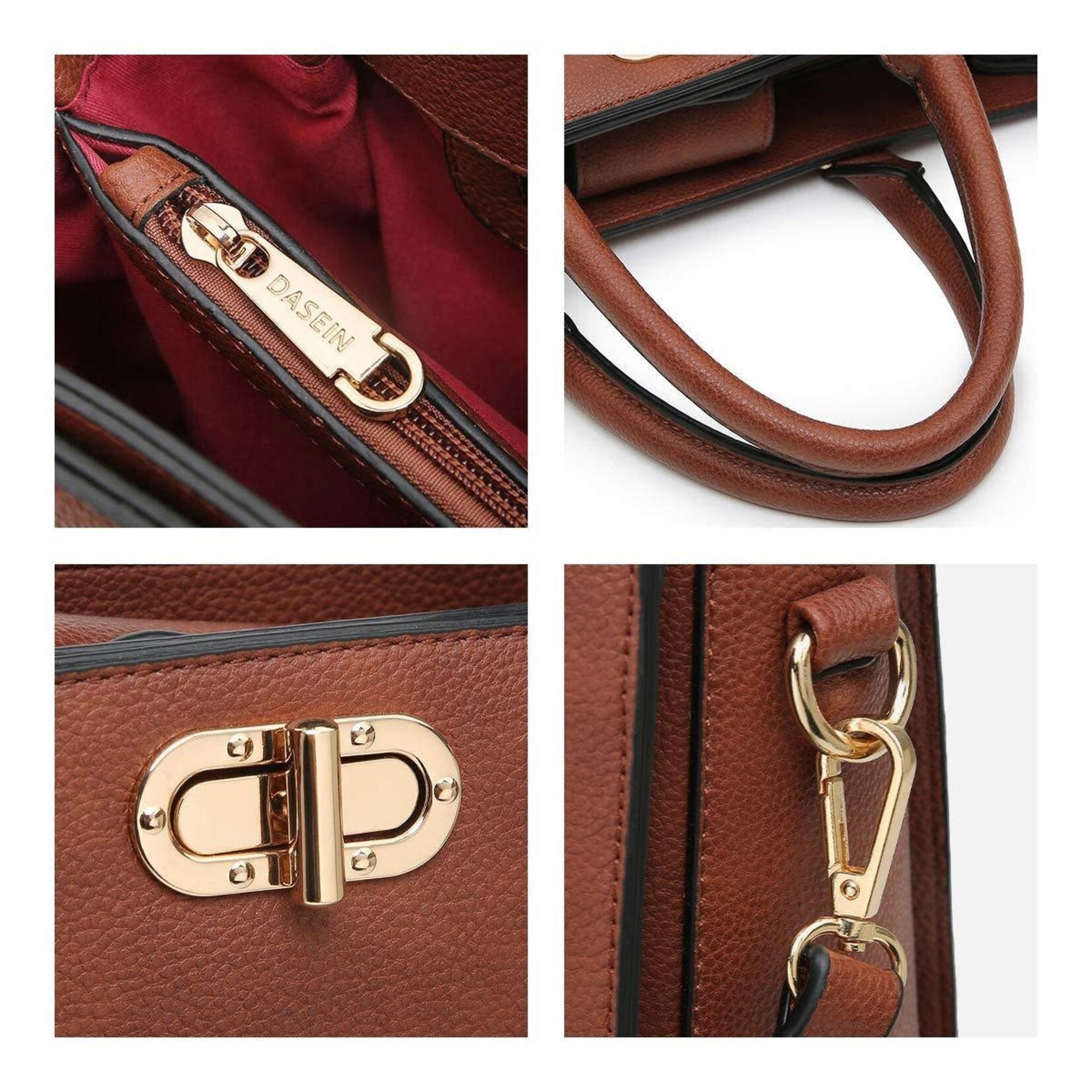DASEIN DASEIN SATCHEL WITH WRISTLET XL-23-7581