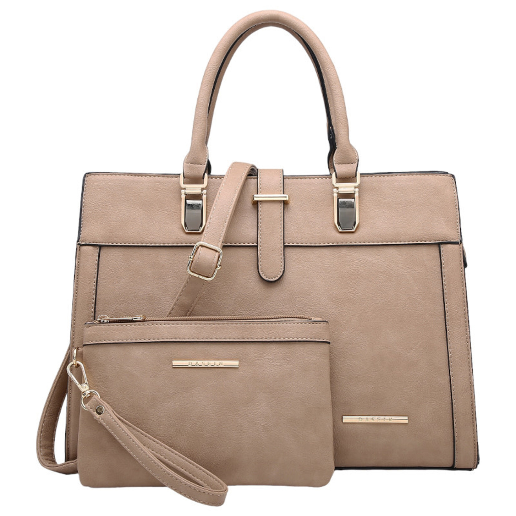 DASEIN DASEIN SATCHEL WITH WRISTLET XL-18-8000