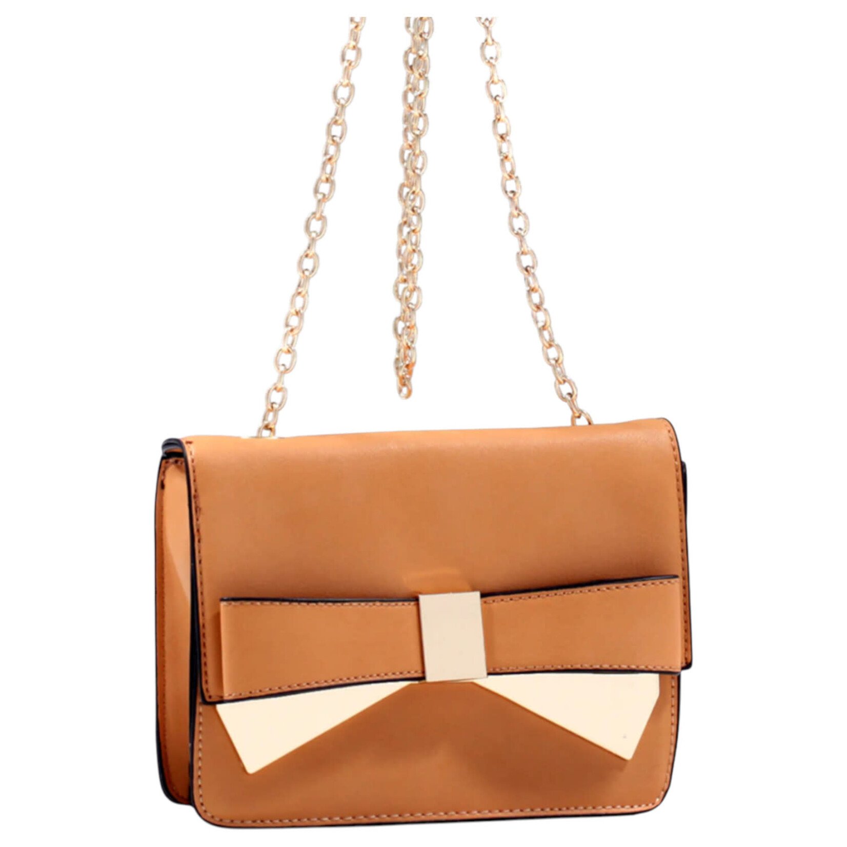 DASEIN DASEIN GOLD STRAP BOW CROSSBODY ES-80520