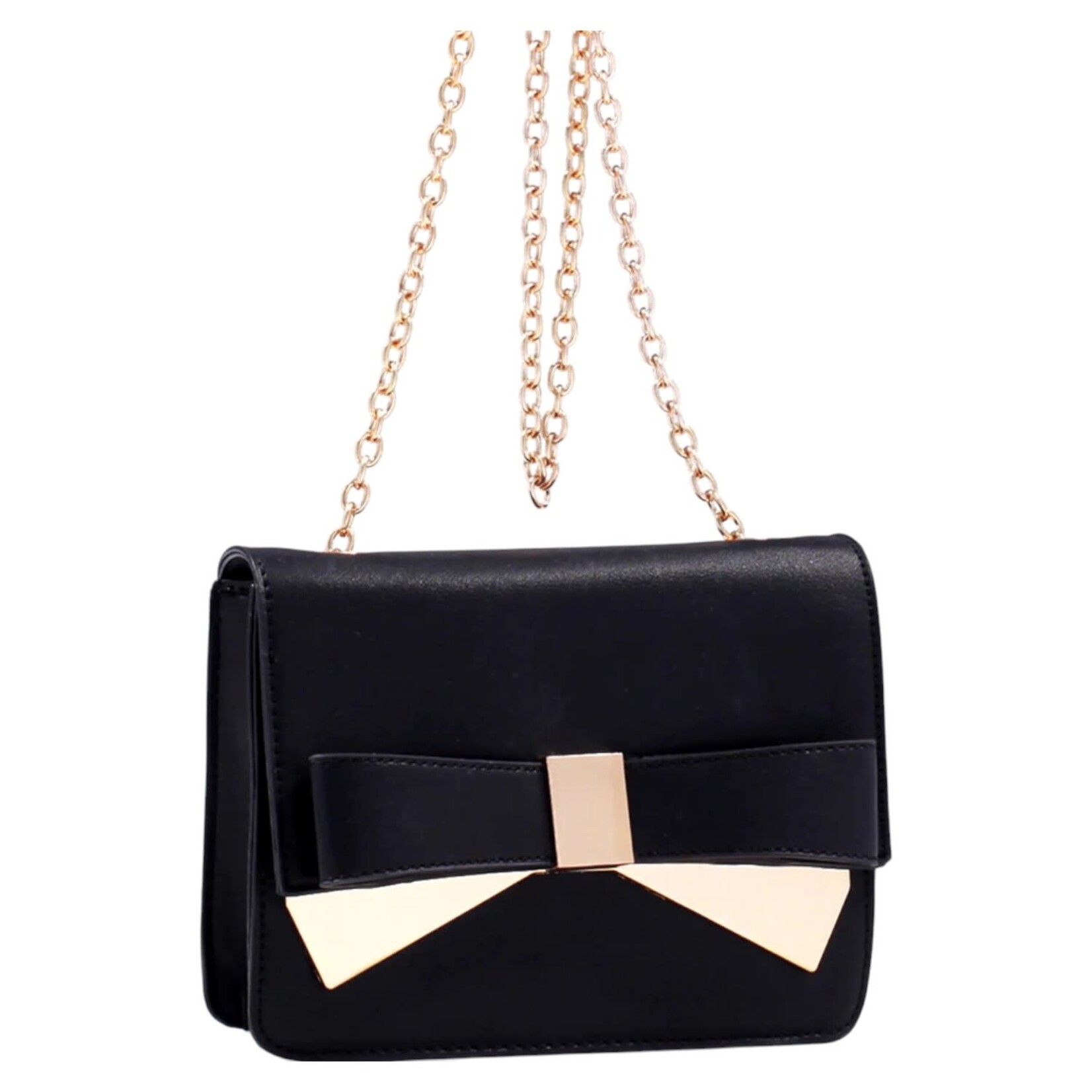 DASEIN DASEIN GOLD STRAP BOW CROSSBODY ES-80520