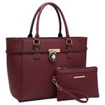 DASEIN DASEIN 2-IN-1 HANDBAG WITH WALLET XL-02-8145