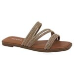 SODA SODA RHINESTONE 3 BAND SLIDE SLIPPER CAMBRIA