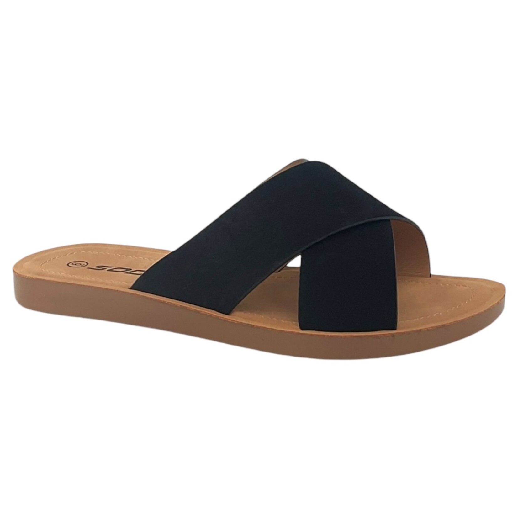 SODA SODA CROSS BAND SLIPPER REFLECT