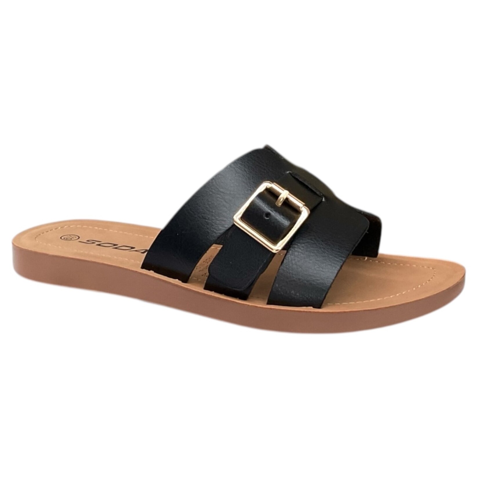 SODA SODA SIDE BUCKLE SLIDE SLIPPER TORVI