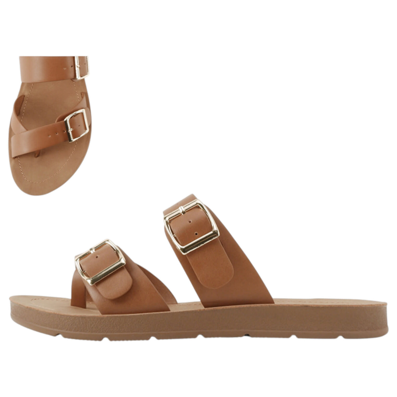 SODA SODA SIDE BUCKLE SLIPPER PELIN