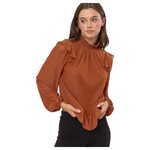 HYFVE HYFVE RUFFLE LONG SLEEVE TOP HF25C118
