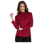 PERSEPTION PERSEPTION FITTED LONG SLEEVE MOCK NECK TOP TP-MS-1715