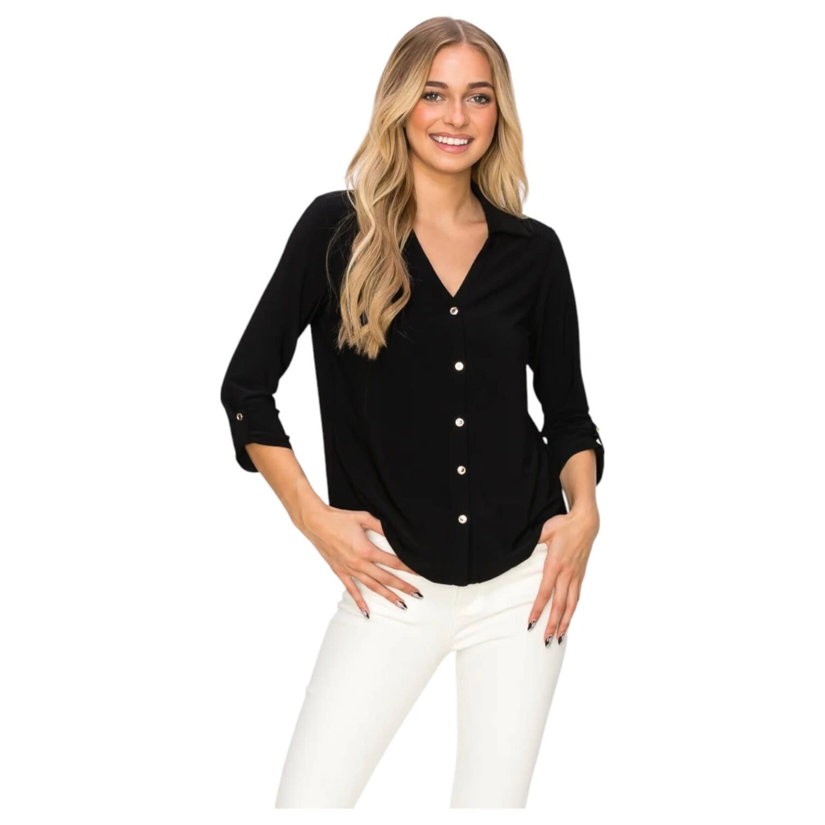 PERSEPTION PERSEPTION BUTTON UP LONG SLEEVE TOP TP-MS-1426