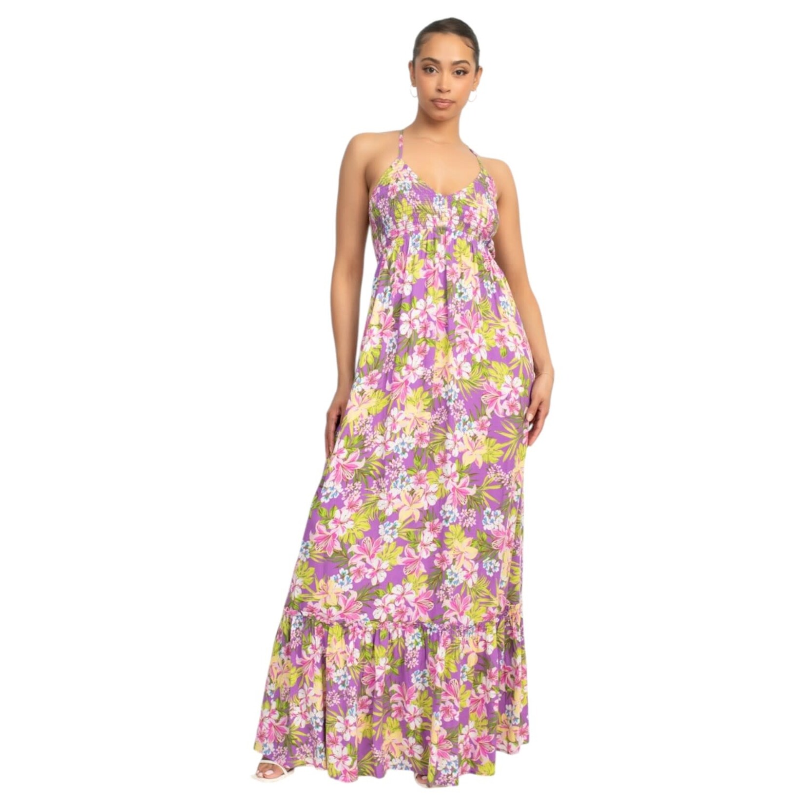 IRIS IRIS THIN STRAP MAXI DRESS  BD05572-SR983