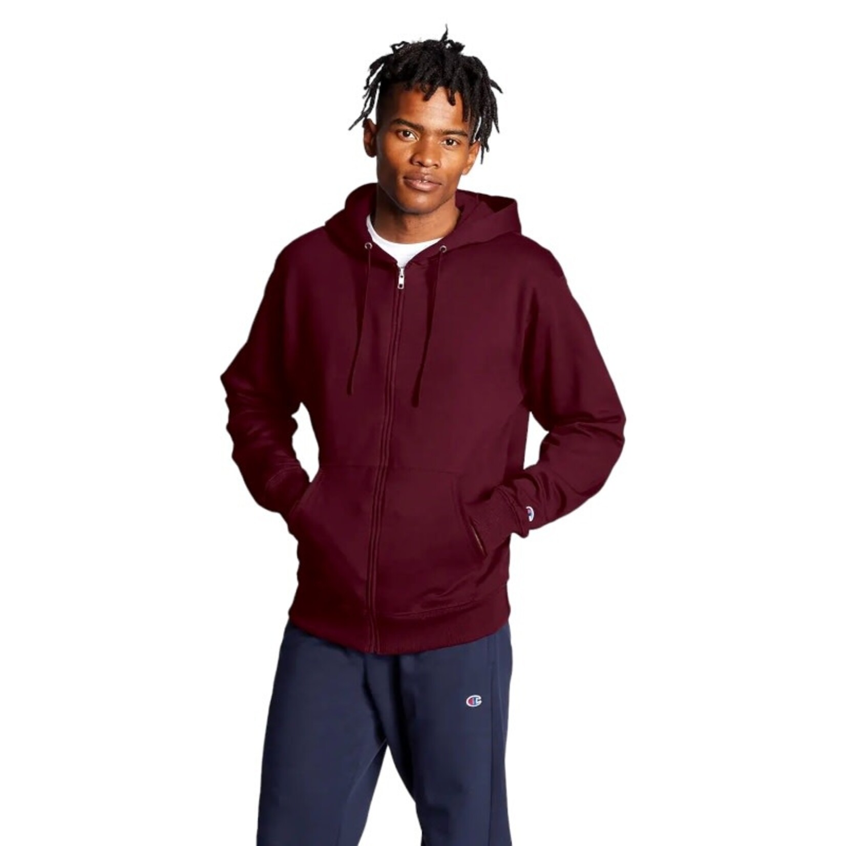 CHAMPION CHAMPION DOUBLE DRY FLEECE FULL ZIP SWEATER S800