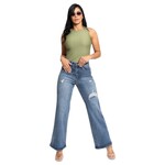 FOXY FOXY WIDE LEG JEAN FJE51