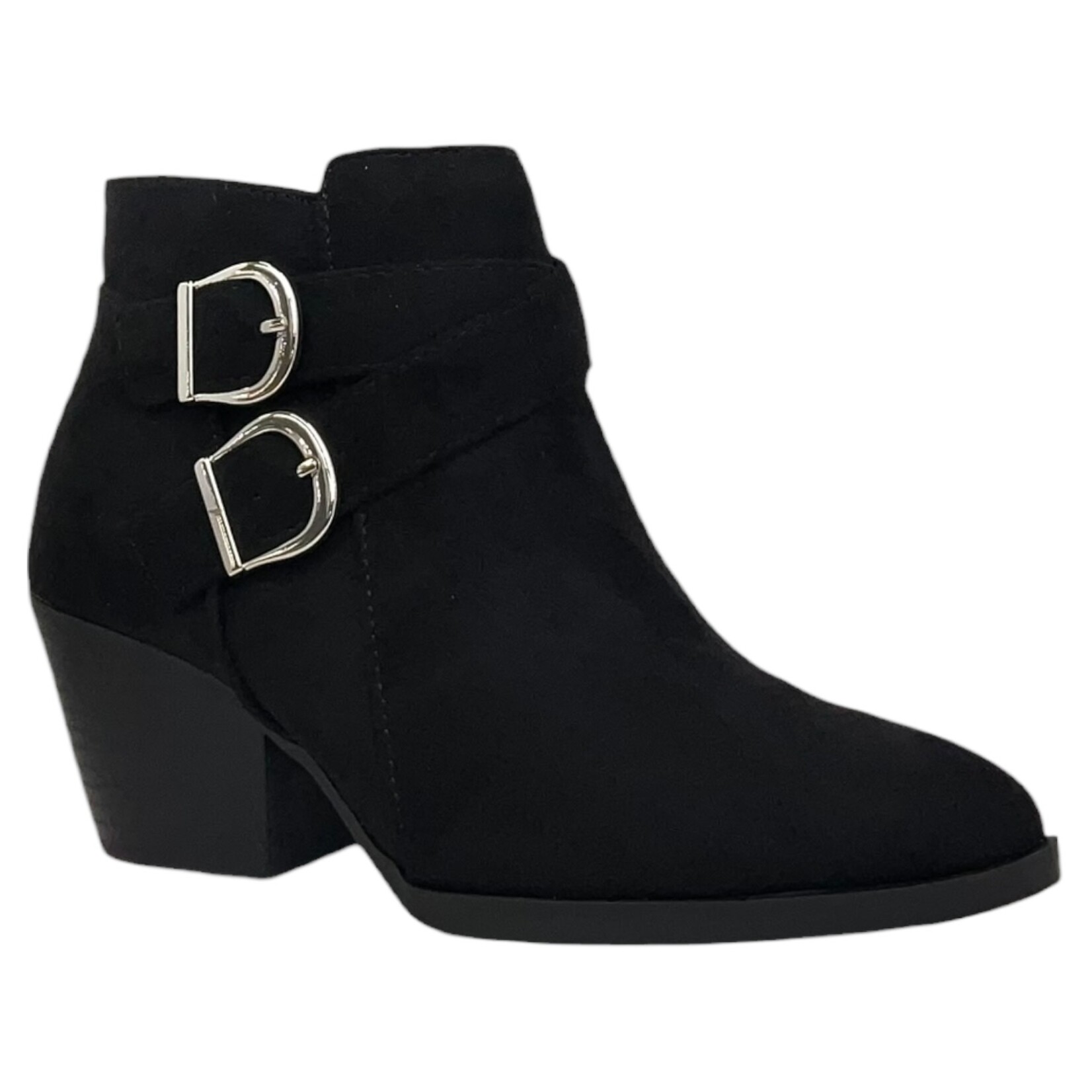 SODA SODA SUEDE DOUBLE BUCKLE BOOT PONDA
