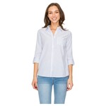 WHITE RHINO WHITE RHINO STRIPE 3/4 SLEEVE SHIRT 4481B-21184