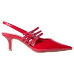 DELICIOUS DELICIOUS POINTED TOE SLINGBACK KITTEN HEEL FELICIA