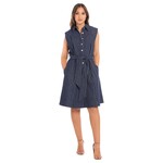 ESSENCIA ESSENCIA SLEEVELESS BELTED DRESS MM6034