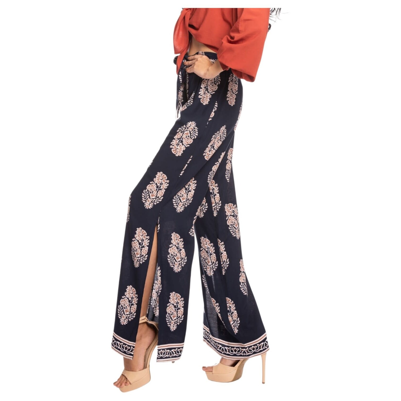 ESSENCIA ESSENCIA PATTERNED SIDE SLIT PANT MM6200