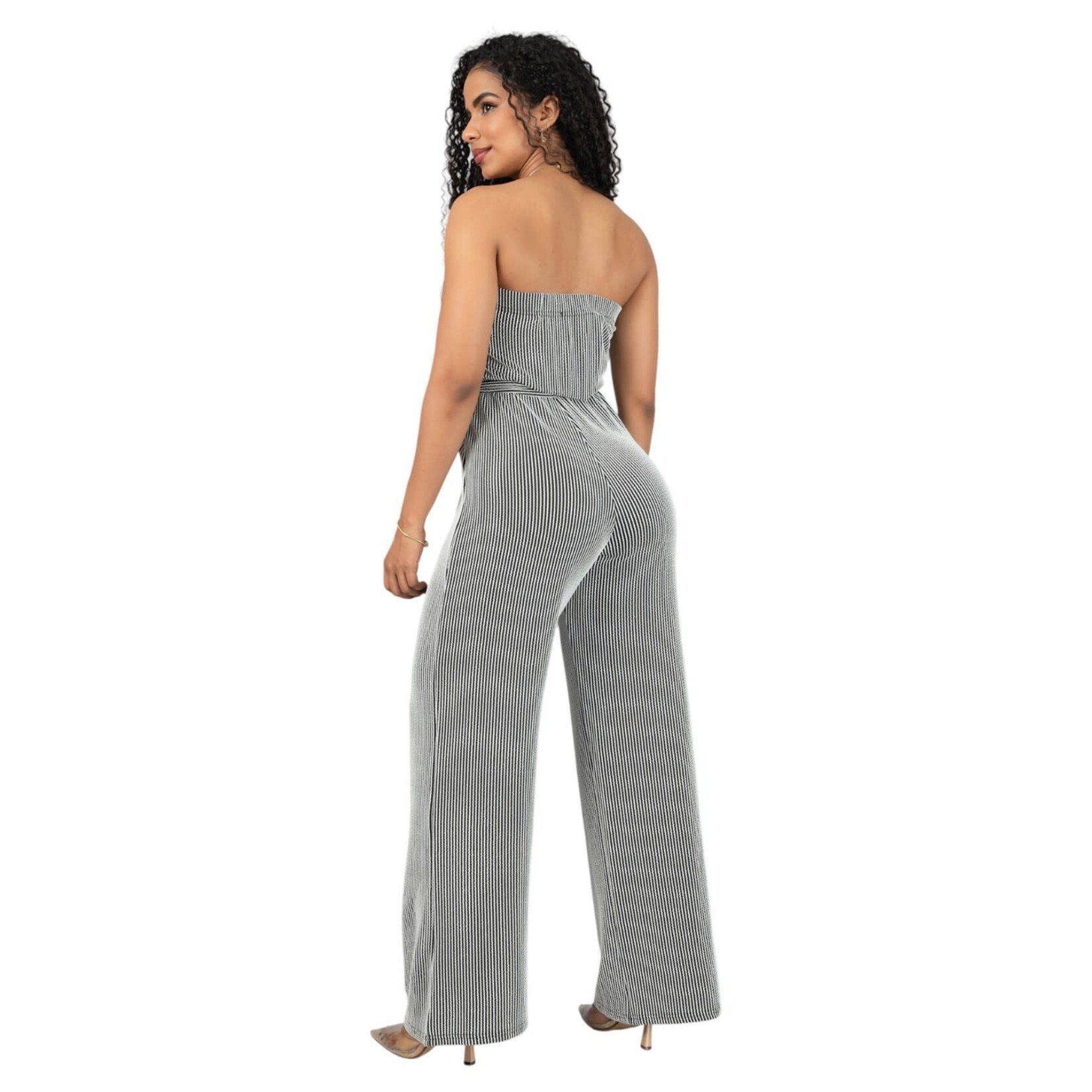 ANGELUS ANGELUS TUBE TIE WAIST JUMPSUIT PA-5097