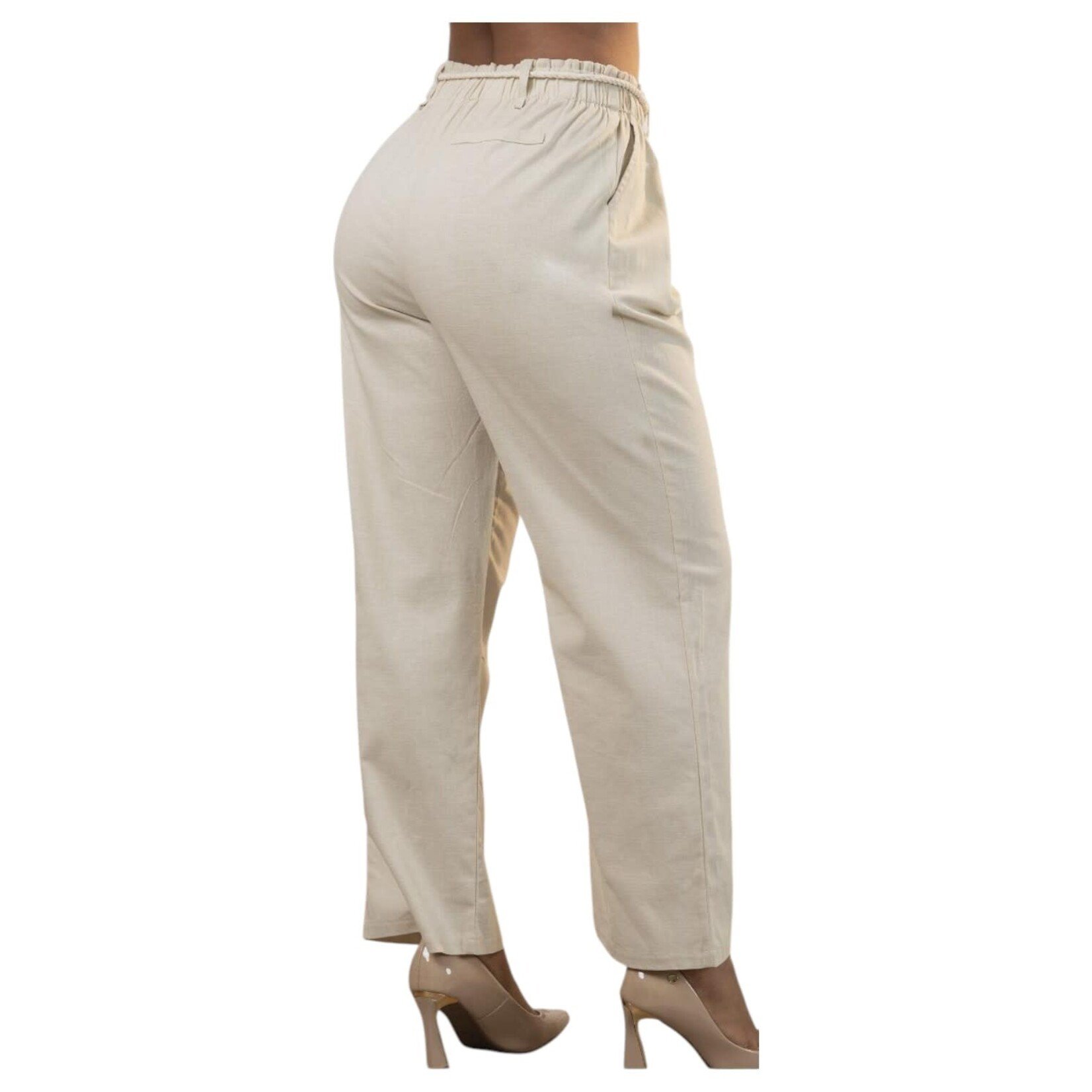 ANGELUS ANGELUS ELASTIC WAIST WIDE LEG PANT RH-4851