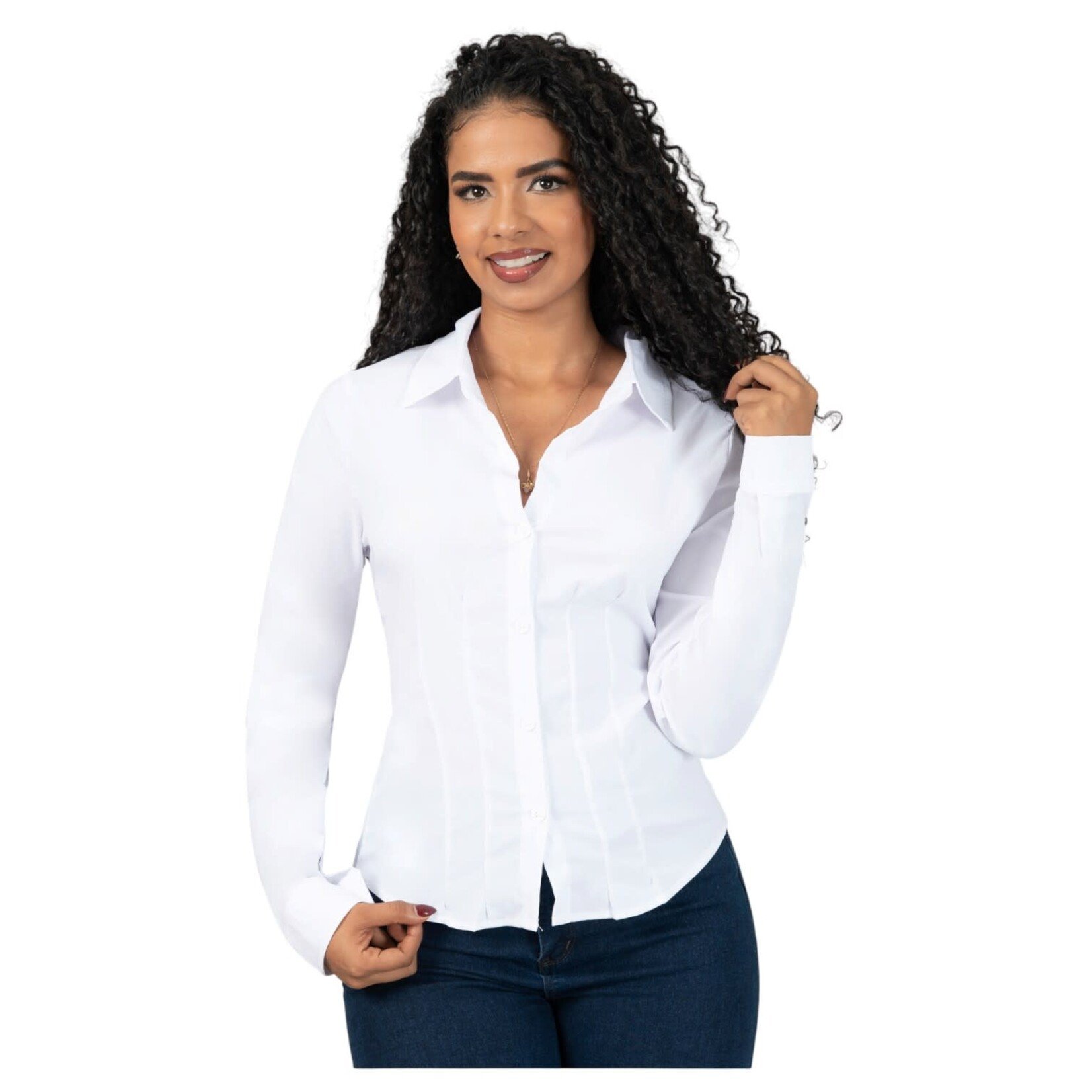 ANGELUS ANGELUS BUTTON UP LONG SLEEVE SHIRT RJ-5041