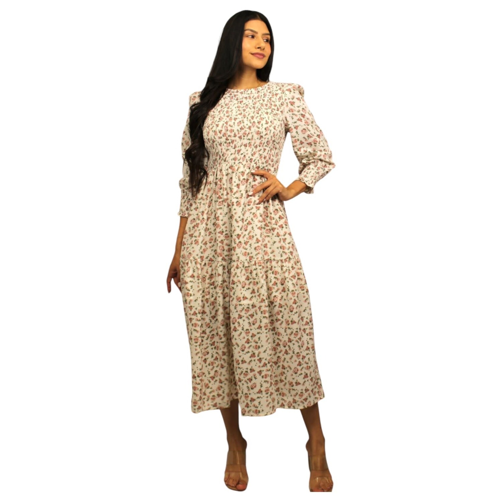 MISS KELLY MISS KELLY LONG SLEEVE MAXI DRESS SD5407