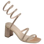 FOREVER FOREVER RHINESTONE SPIRAL BLOCK HEEL RODEO-97