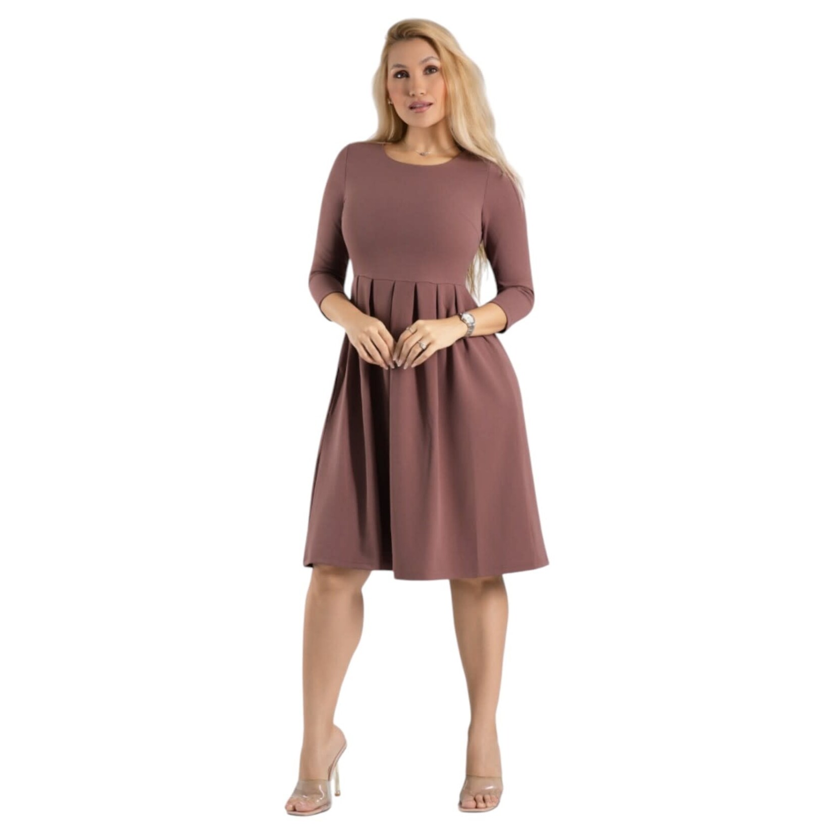 KIT CAT KIT CAT 3/4 SLEEVE DRESS B41793