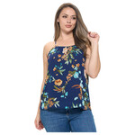 DNA DNA CAMI HALTER FLORAL TOP 2474T-20072