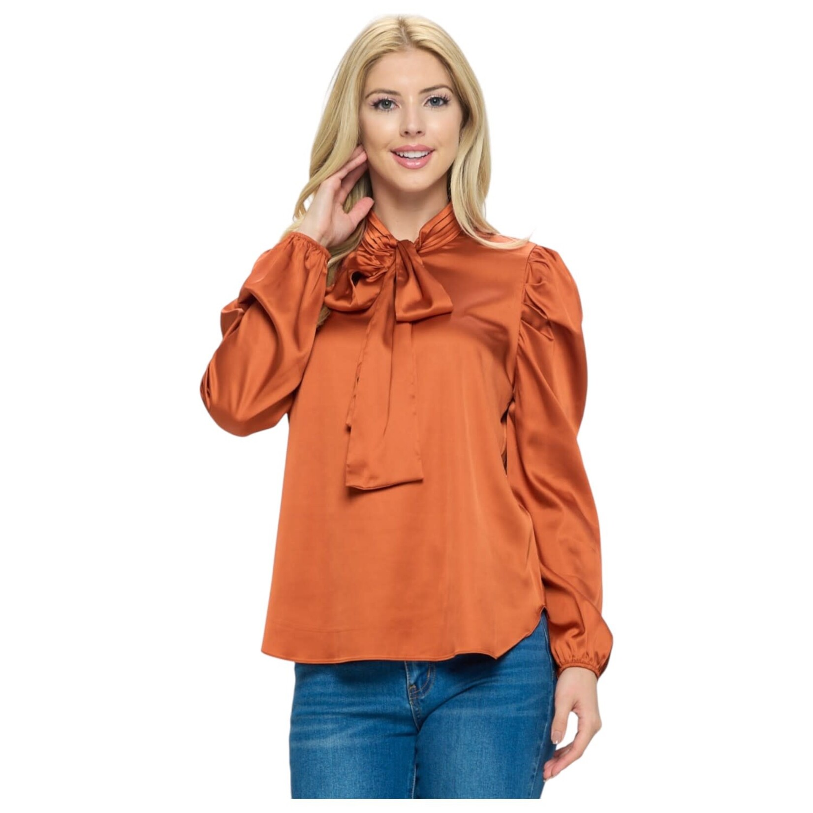 DNA DNA SATIN NECK TIE TOP 5342T-21080