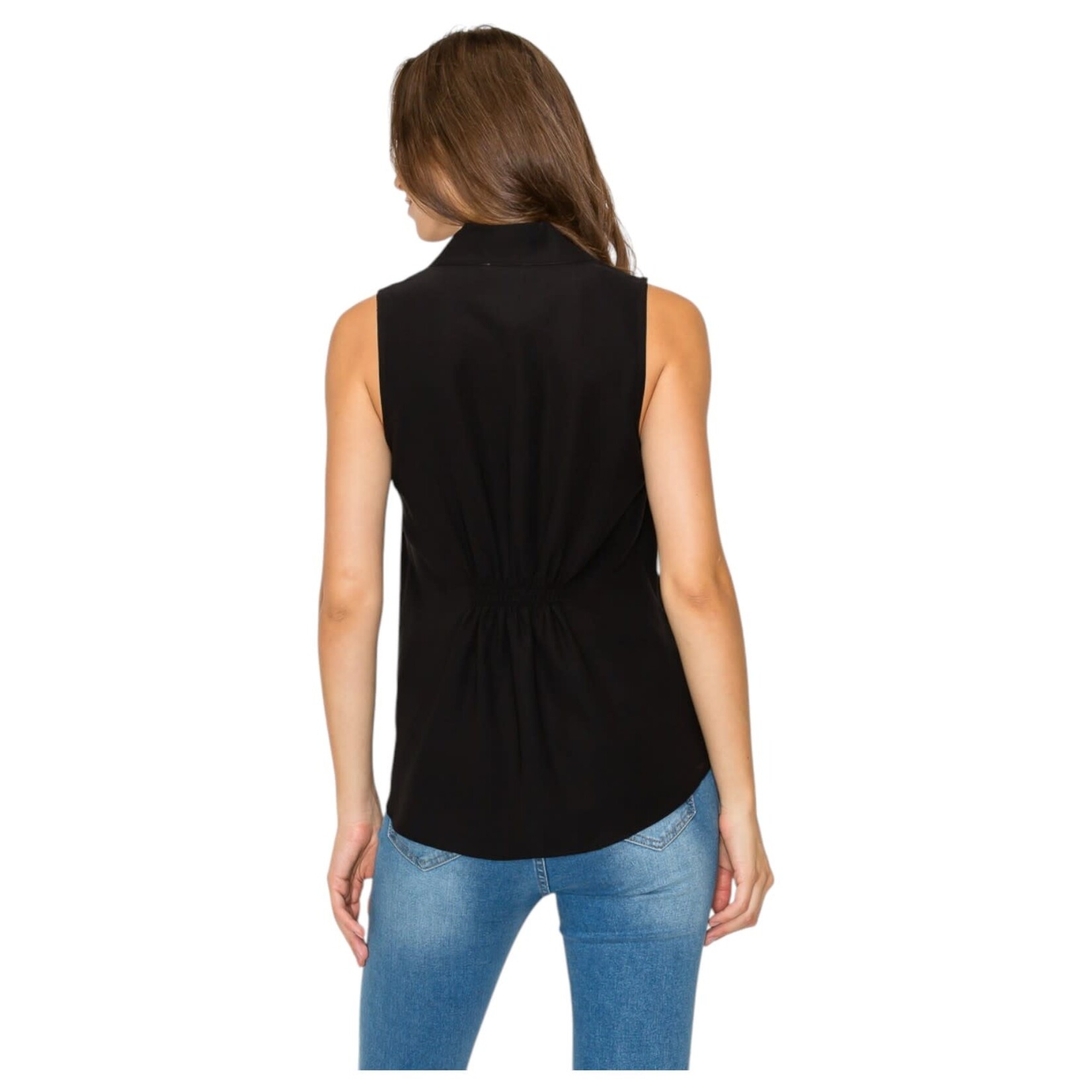 WHITE RHINO WHITE RHINO V-NECK SLEEVELESS TOP 4403T-17026