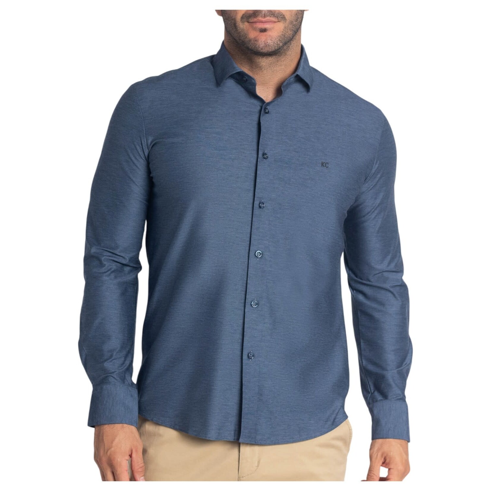 KENNETH COLE KENNETH COLE LONG SLEEVE SHIRT KMS2034CAMS-E